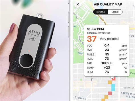 atmotube pro personal air quality coach